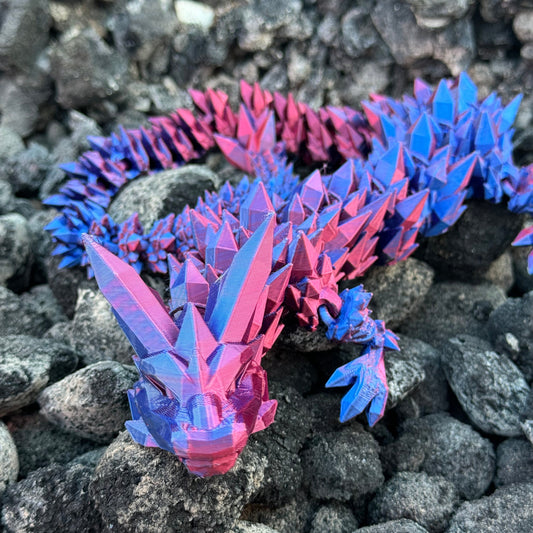 Crystal Dragon Blue/Red Face