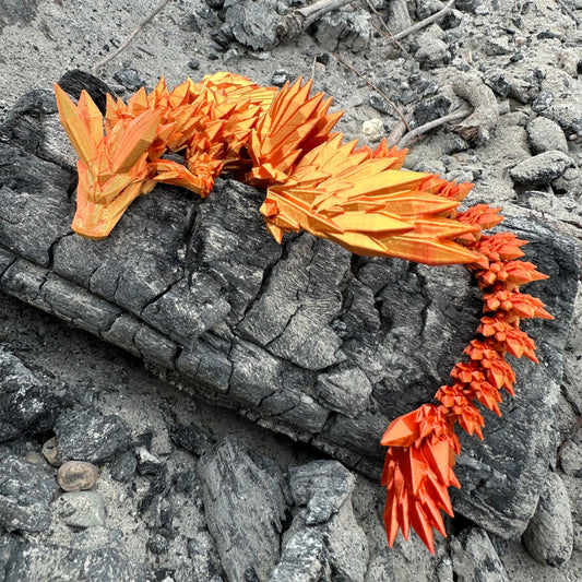 Crystal Winged Dragon Red/Gold side