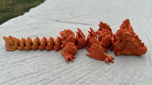 Wyvern Dragon Red/Gold side