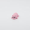 Front view of articulated mini pig sensory fidget with cute facial features and 3D printed details