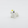 Front view of articulated mini unicorn sensory fidget with colorful mane and 3D printed details