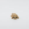 Front view of articulated mini dog sensory fidget with 3D printed ears and cute facial details