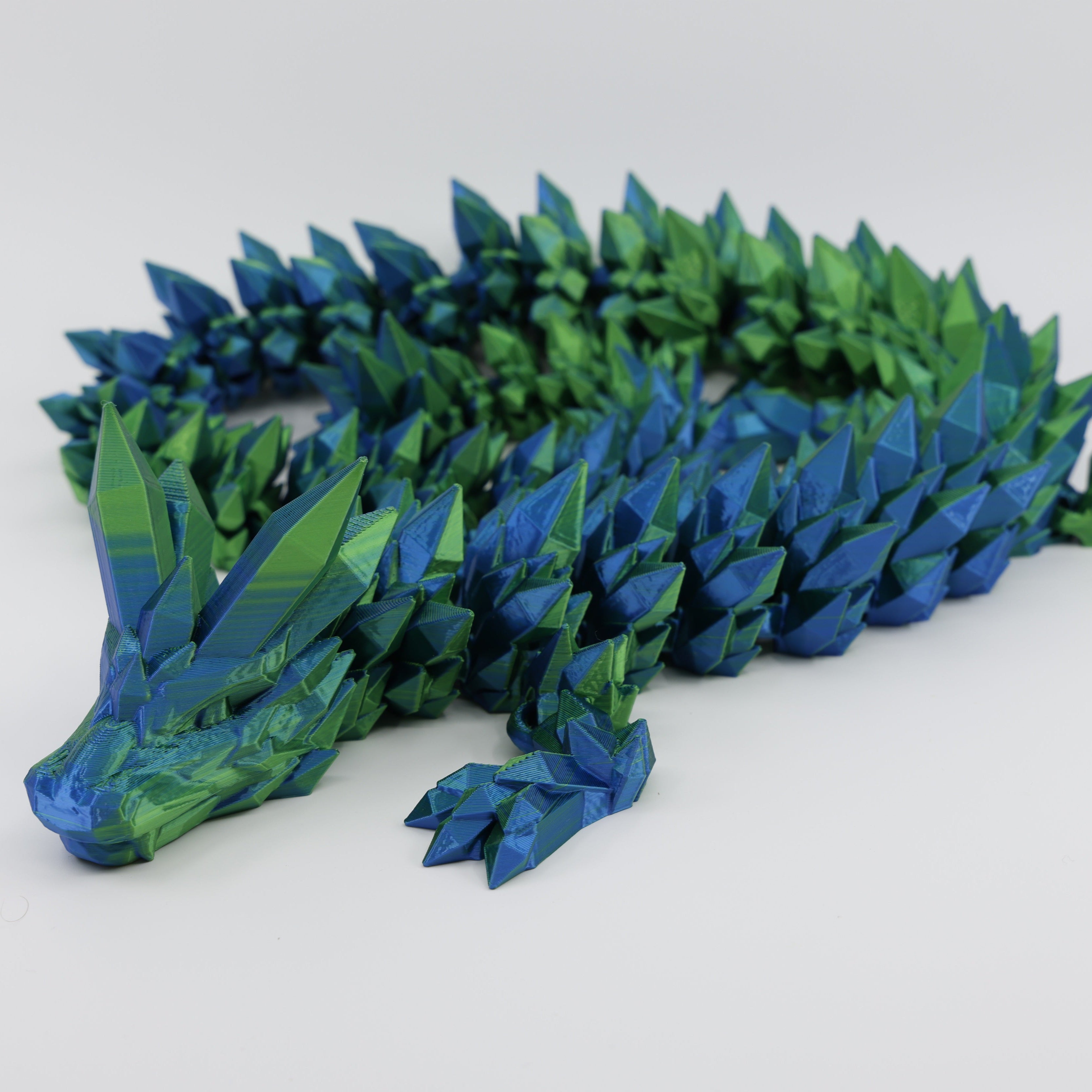 Crystal Dragon Green/Blue Front