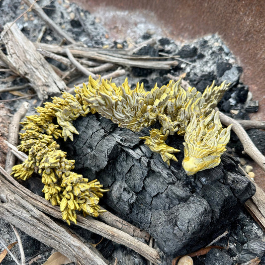 Phoenix Dragon on Charcoal Block