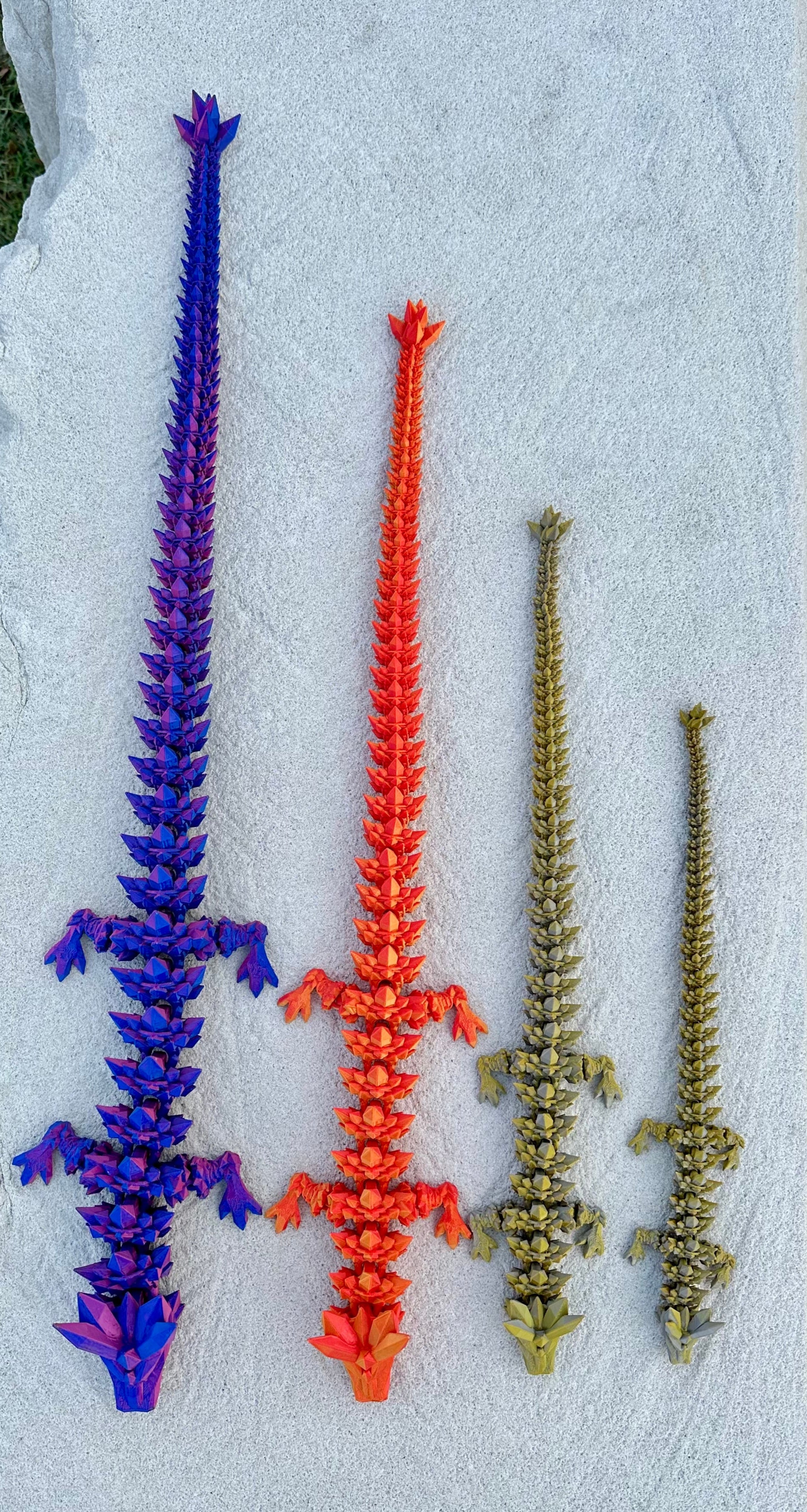 Crystal Dragon Size Lengths