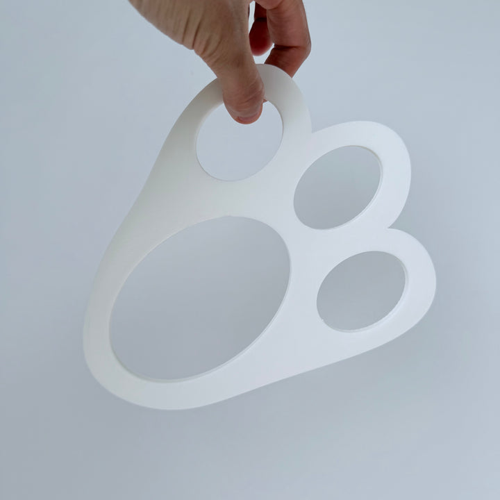 Easter Bunny Footprint Stencil