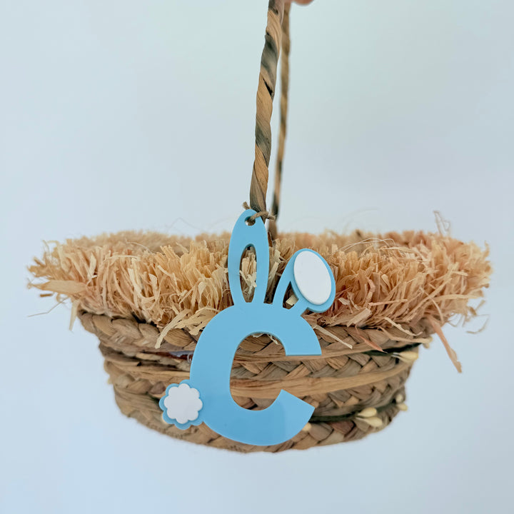 Bunny Ears Initial Tag