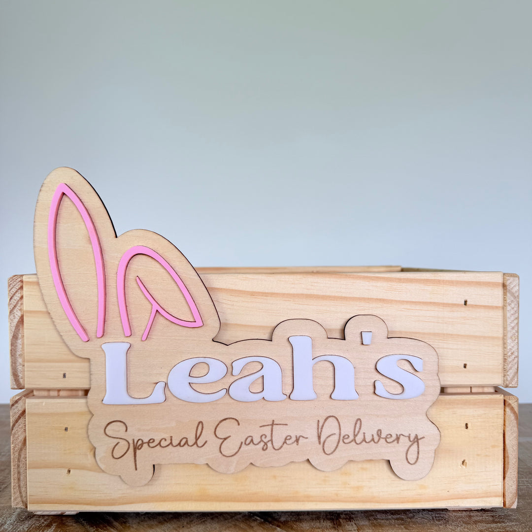 Easter Bunny Name Plaque