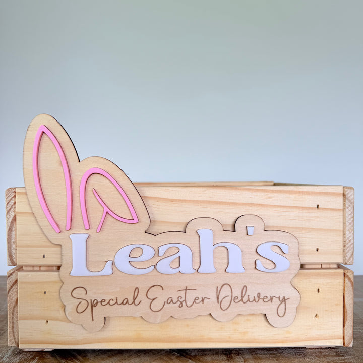 Easter Bunny Name Plaque