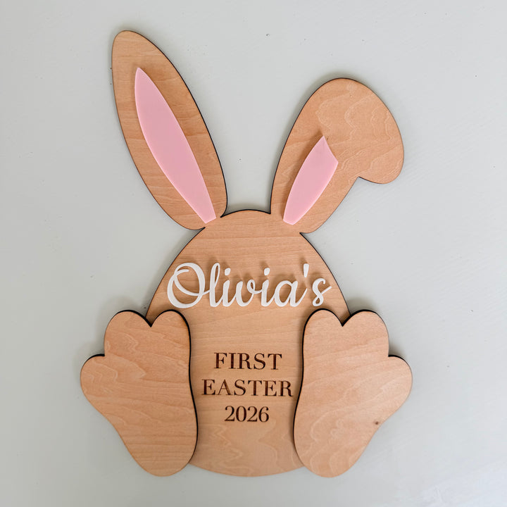 First Easter Footprint Plaque