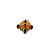 Back view of 3D printed mini clownfish articulated fidget